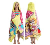 Paw Patrol Asciugamano Mare Bambini, Accappatoio Bambina Con Marshall E Skye, Telo Mare Cotone Per Piscina, Giallo One Size