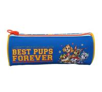 CYPBRANDS Paw Patrol - Astuccio per matite rotondo e cilindrico con cerniera Jumbo, blu e giallo, prodotto ufficiale (CyP Brands)