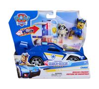 Paw Patrol Auto della Polizia Chase Search & Rescue – 2 personaggi, retrocarica, 3+ anni