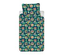 Paw Patrol Bambini Copripiumino Singolo 135x200 + Federa Jungle 100% Cotone