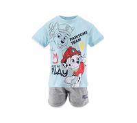 Paw Patrol Bambino Maglietta e Pantaloncini (Blu Chiaro,3 Anni)
