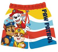 Paw Patrol/Batman - Costume da bagno da ragazzo, con elastico in vita e fodera in rete, per bambini, Colore: rosso, 2 anni