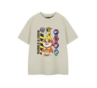 Paw Patrol Beige Rubble & Crew T-shirt a maniche corte Ragazzi
