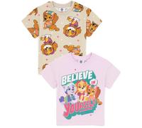 Paw Patrol Believe In Yourself Maglietta Ragazze Misura Confezione 2 (NS7116)