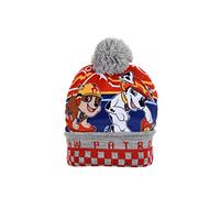 PAW PATROL Berretto invernale da ragazzo con pompon (grigio, circonferenza della testa 52 cm), grigio., XS
