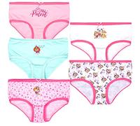 Paw Patrol - Biancheria intima per ragazzi e ragazze - Confezione multipla - Confezione da 5 pantaloni - Pantaloni 100% cotone - Varietà di disegni Paw Patrol con personaggi - 2-7 anni, rosa, 6-7