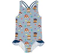 Paw Patrol Bianco Striped Costume da bagno 1 pezzo Ragazze