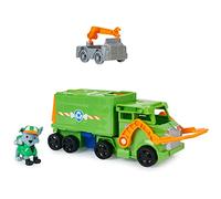 Paw Patrol, Big Truck Pups, camion giocattolo che si trasforma da Rocky con action figure da collezione, giocattoli per bambini a partire da 3 anni