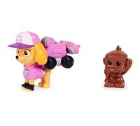 Paw Patrol Big Truck Pups Skye Action Figure con Drone di salvataggio a clip, Centro di comando Pod e Animale Amico Giocattoli per bambini dai 3 anni in su