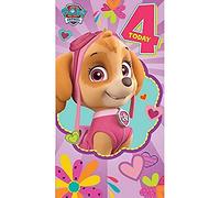 PAW PATROL Biglietto di auguri per 4°