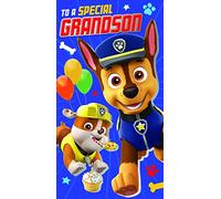Paw Patrol - Biglietto per auguri di compleanno per nipote maschio