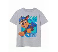 Paw Patrol Boys T-Shirt Grigia | Chase Police Pup Design | Autentica Merce T-Shirt Comoda Ed Elegante per Ragazzi Coraggiosi