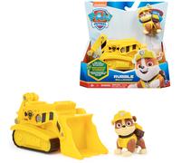 PAW Patrol , Bulldozer di Rubble, Veicolo e Personaggio Rubble, Giochi Bambini, 3+ anni