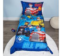 Paw Patrol Calling All Pups - Set di biancheria da letto, 4 pezzi