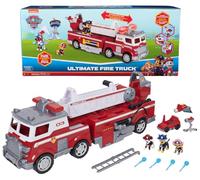 Paw Patrol, Camion dei Pompieri di Marshall, con Scala di 61 cm Allungabile, Luci e Suoni, Mini Veicolo, Personaggi Chase, Marshall e Skye Inclusi, Giocattoli per Bambini e Bambine, 3+ Anni
