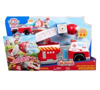Paw Patrol camion dei pompieri di Marshall - grande veicolo interattivo con proiettili e mini mezzo di soccorso