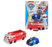 Spin Master Paw Patrol Camion dei Pompieri e Auto della Polizia di Chase