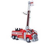 Paw Patrol, Camion dei Pompieri trasformabile di Marshall Film con Scala allungabile, luci e Suoni e Personaggio da Collezione, Giocattoli per Bambini dai 3 Anni in su