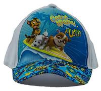 Paw Patrol Cani Chase, Marshall e macerie Catch The Waves Pups Cappello, Berretto da Baseball, per i Bambini, i Ragazzi e Le Ragazze, 100% Cotone, con Velcro