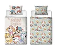 Paw Patrol Character World - Copripiumino per lettino da bambino, reversibile, double-face, con federe abbinate