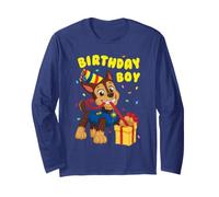 Paw Patrol Chase Birthday Boy Present Maglia a Manica