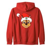 Paw Patrol Chase Christmas Santa Hat Felpa con Cappuccio