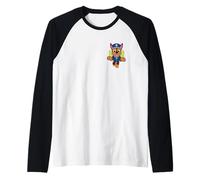 Paw Patrol Chase Hero Jump Pose Maglia con Maniche Raglan
