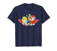 Paw Patrol Chase Marshall Rubble Rescue Action Team Opera d'Arte Maglietta