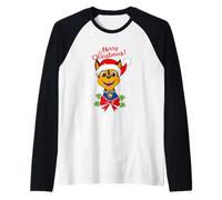 Paw Patrol Chase Merry Christmas Maglia con Maniche Raglan