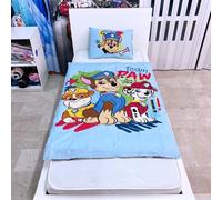 Paw Patrol Chase Paw Set Lettino Culla 100x135cm Copripiumino Federa Cotone