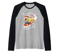 Paw Patrol Christmas Winter Wonderland Maglia con Maniche Raglan