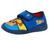 Paw Patrol Ciabatte per bambini Chase Marshall Touch Fasten Scarpe da casa Stivali Slipper, Blu, 24 EU