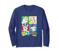 Paw Patrol Color Block Pups With Toy Blocks Logo Maglia a Manica