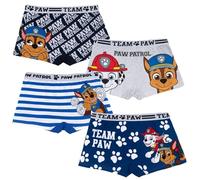 PAW PATROL Confezione da 4 boxer da ragazzo con diversi motivi, blu/bianco, 116-128
