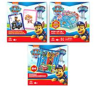 PAW Patrol, confezione di giochi con carte giganti, gioco Pop-Up e puzzle da 24 pezzi da Spin Master Games, giocattoli PAW Patrol, per bambini in età prescolare dai 4 anni in su