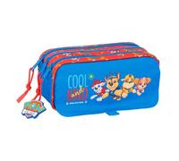 PAW PATROL COOL - Astuccio triplo grande, astuccio per bambini, ideale per bambini in età scolastica, comodo e versatile, qualità e resistenza, 21,5 x 8 x 10 cm, Rosso/blu, M, Casual