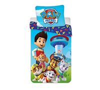 Paw Patrol Copripiumino Singolo 140x200 + Federa 65x65 100% Cotone Regalo