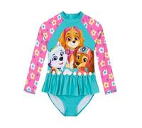 Paw Patrol Costumi Costumi Interi Skye | Costume Piscina Bambina Fiori | Costume Bambino Piscina | Blu 4-5 Anni
