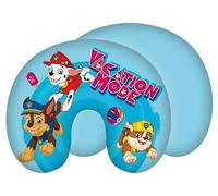 Paw Patrol Cuscino da viaggio con Chase, Marshall, Rubble, Cani, 28 x 33 cm, 100% poliestere, Nickelodeon