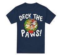 Paw Patrol Deck The Paws Maglietta Natale Uomo (TV6359)