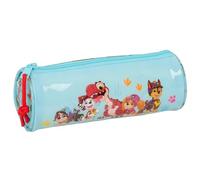PAW PATROL DINO RESCUE - Astuccio rotondo per scuola, ideale per bambini dai 5 ai 14 anni, comodo e versatile, qualità e resistenza, 20 x 7 cm