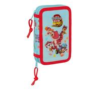 PAW PATROL DINO RESCUE - Astuccio scuola per bambini, con 29 utensili inclusi, ideale per bambini dai 5 ai 14 anni, comodo e versatile, qualità e resistenza, 12,5 x 4 x 19,5 cm