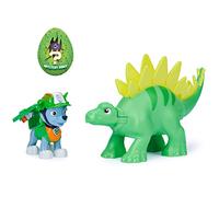 PAW PATROL Dino Rescue Rocky and Dinosaur Action Figure Set per bambini dai 3 anni in su