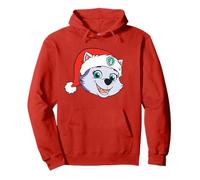 Paw Patrol Everest Christmas Santa Hat Felpa con Cappuccio