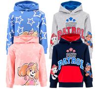 Paw Patrol - Felpa Bambino e Bambina con Cappuccio | Misto Cotone Morbida e Calda - Taglie 3-6 Anni - Licenza Ufficiale [1083 Blu - 3 Anni]