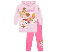 Paw Patrol Felpa Con Cappuccio E Leggins | Skye Abbigliamento Bambina | Vestiti Bambini Rosa 6-7 Anni