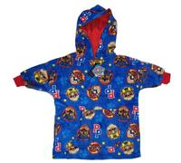 Paw Patrol - Felpa con Cappuccio in Pile Oversize per Ragazzi - 3-4 Anni: 104cm