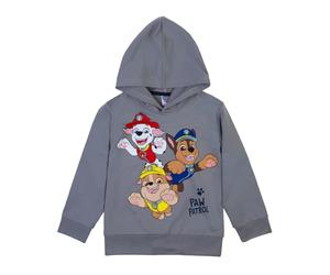 PAW PATROL Felpa con Marshall, Rubble e Chase 82009 Grigio, grigio., 128 cm