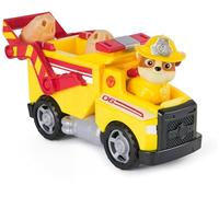 Paw Patrol Fire Rescue: Camion Ribaltabile Antincendio di Rubble con Personaggio, Proiettili e Camion Giocattolo, Giocattoli per Bambini e Bambine, 3+ Anni