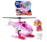 Paw Patrol Fire Rescue: Elicottero Antincendio di Skye con Personaggio, Gattino ed Elicottero Giocattolo, Giocattoli per Bambini e Bambine, 3+ Anni
